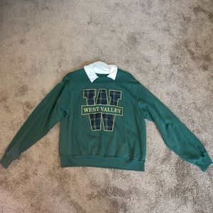 Hollister green women sweater